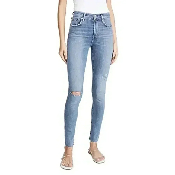 AGOLDE Sophie Mid Rise Ankle Jeans Size 31 - Picture 1 of 13